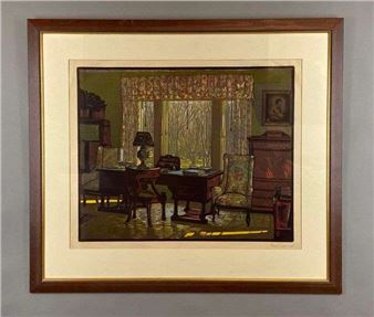 Neal C. Victorian Study Print - C. Neal