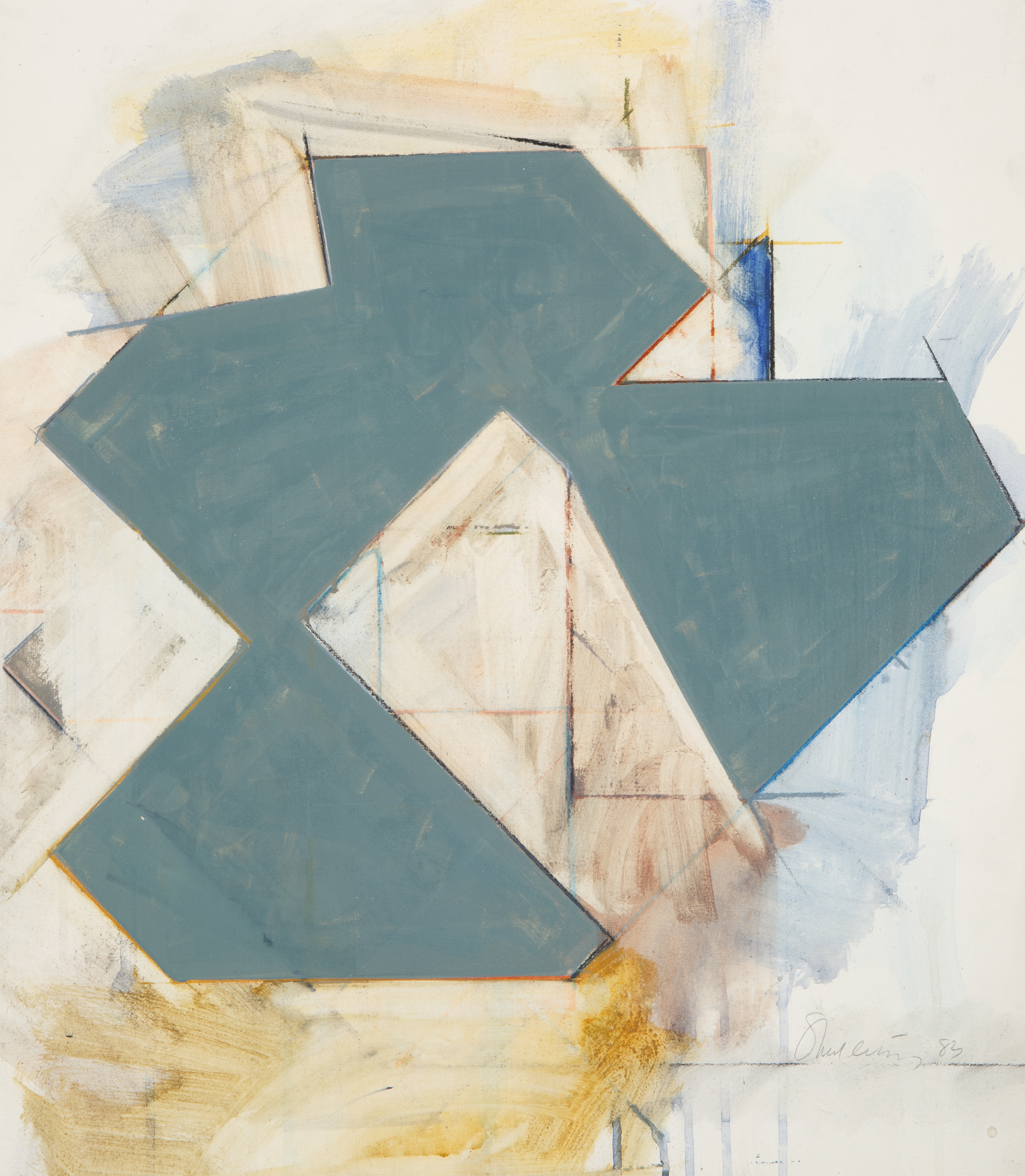 Artwork by Stuart Shedletsky, STUART SHEDLETSKY (AMERICAN 1944-2006), Made of acrylic on paper