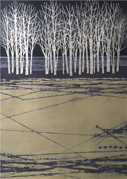 Trees by Fumio Fujita, circa 1973