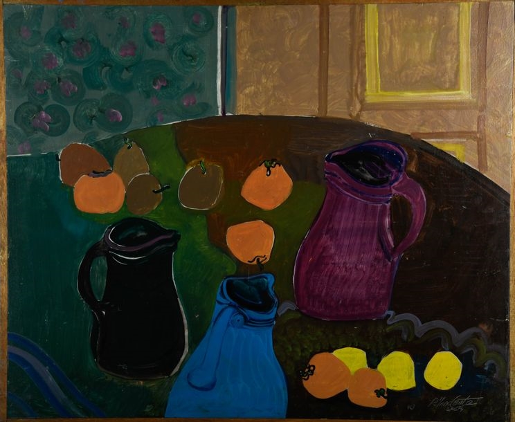 Pierre-Vincent Innocente | Composition aux fruits et cruches (1974 ...