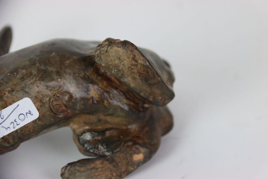 Pierre Chenet | Reclining rabbits | MutualArt