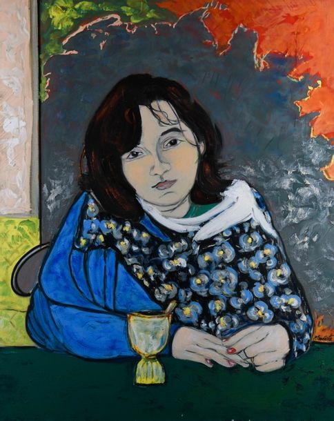 Pierre-Vincent Innocente | Portrait de femme au châle | MutualArt