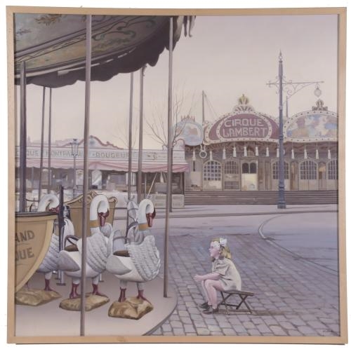 Artwork by Juan Luis Jardi, CIRQUE LAMBERT