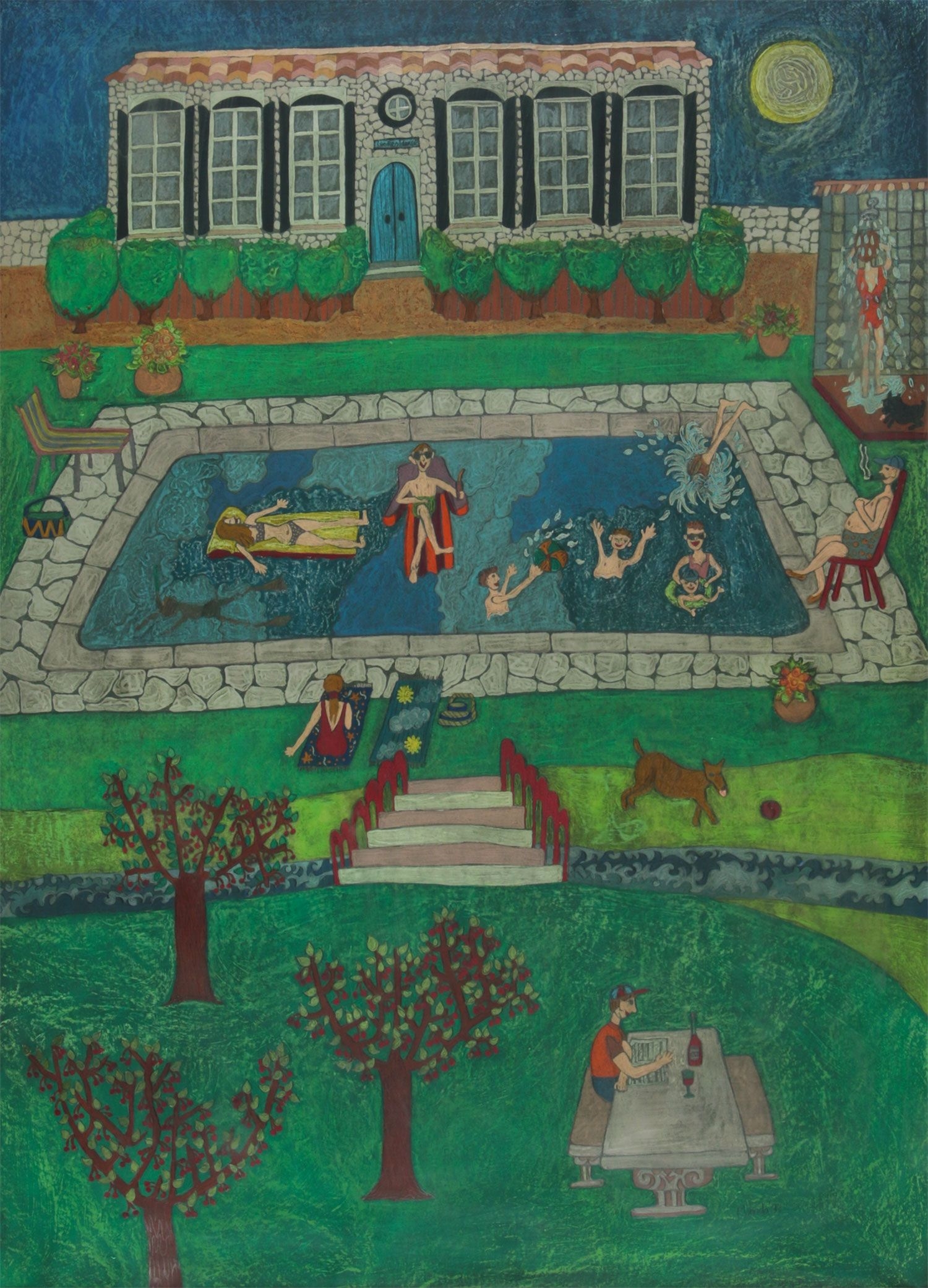 Rhonda Paisley | THE SWIMMING POOL (1993) | MutualArt
