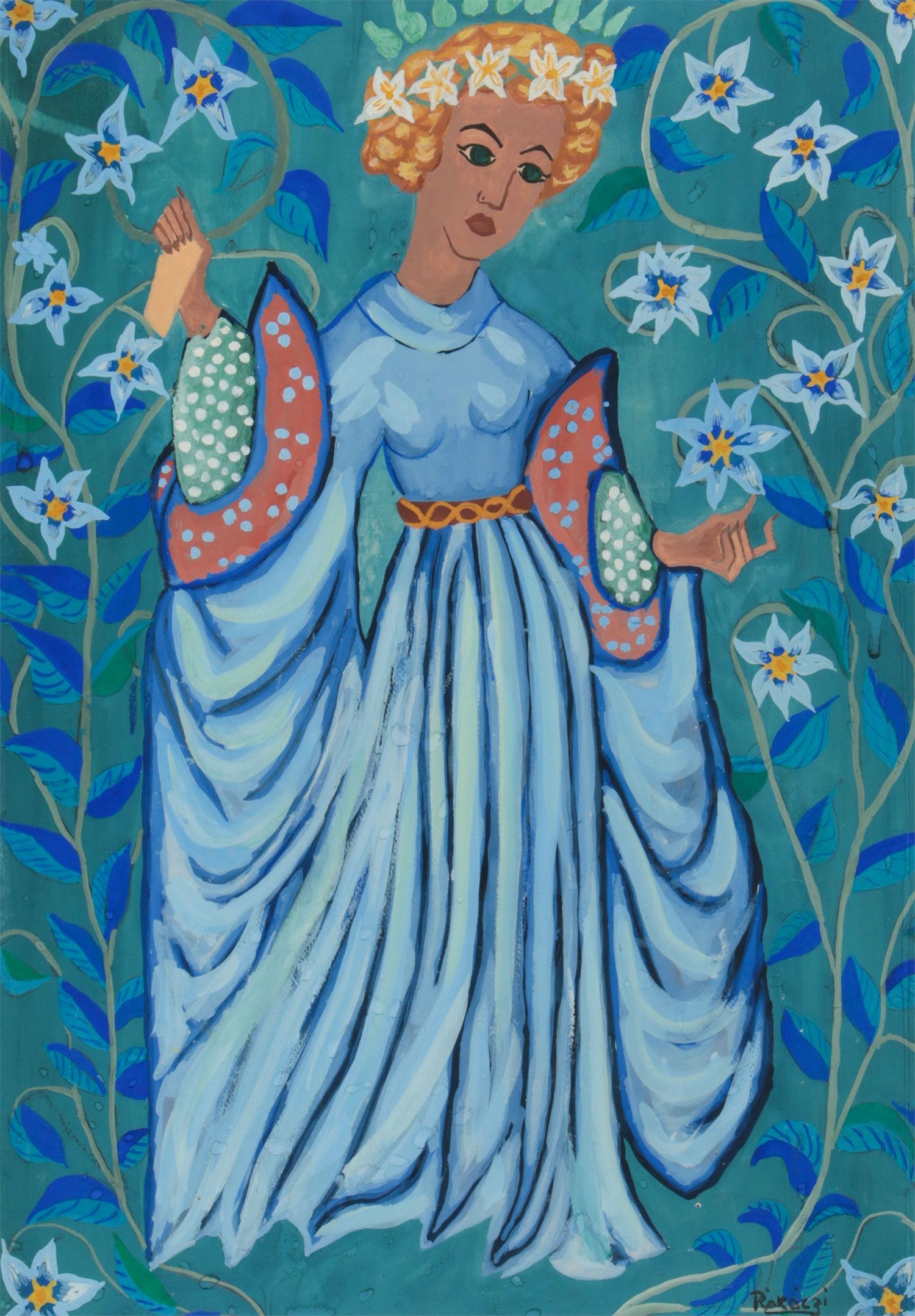 Basil Ivan Rakoczi | FIGURE AMONG THE VINES II | MutualArt
