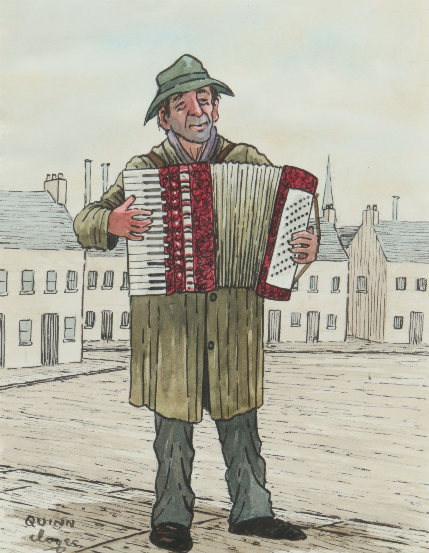 Quinn Magee THE ACCORDION PLAYER MutualArt