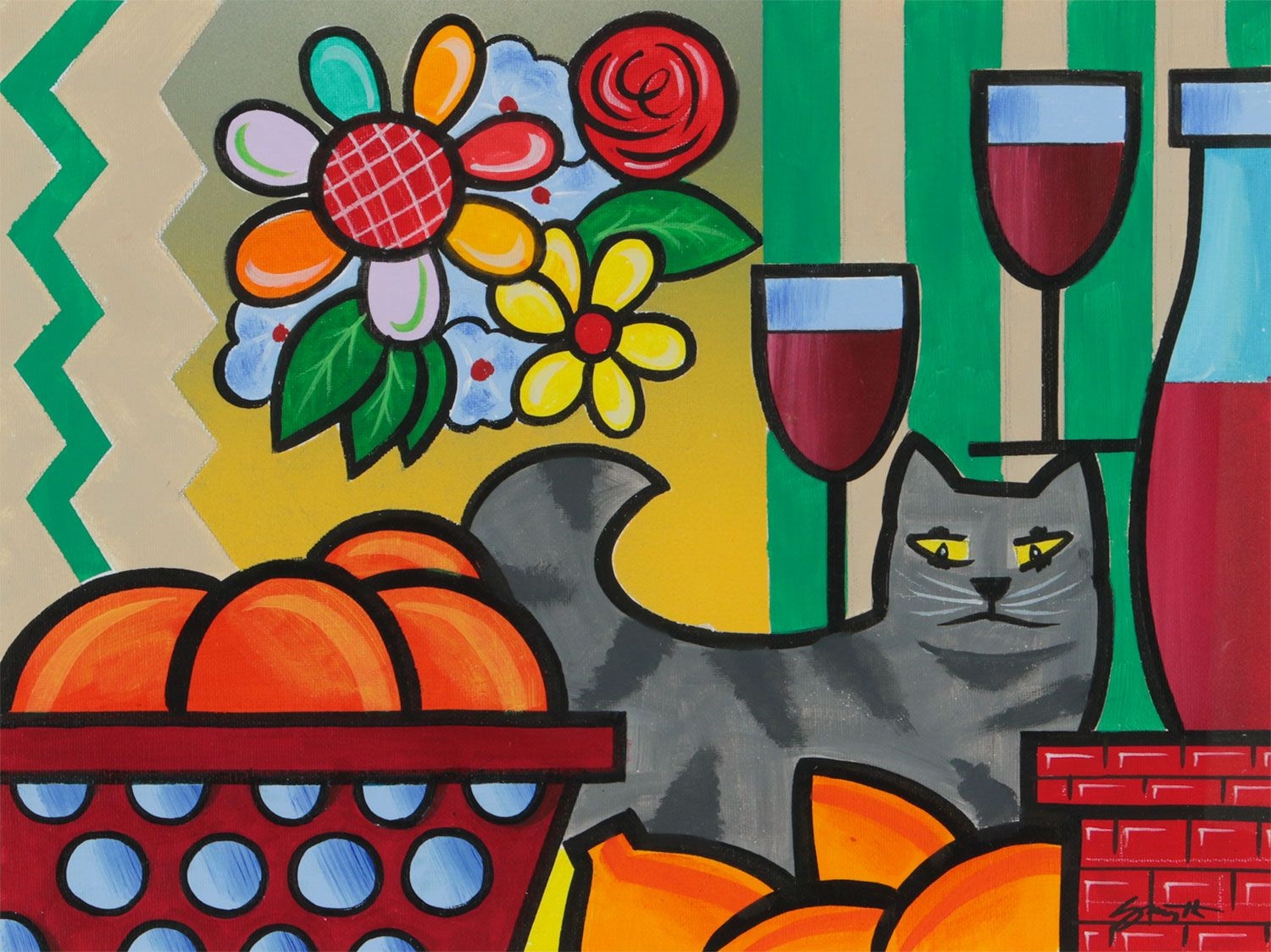 George Henry Smyth | STILL LIFE WITH CAT | MutualArt