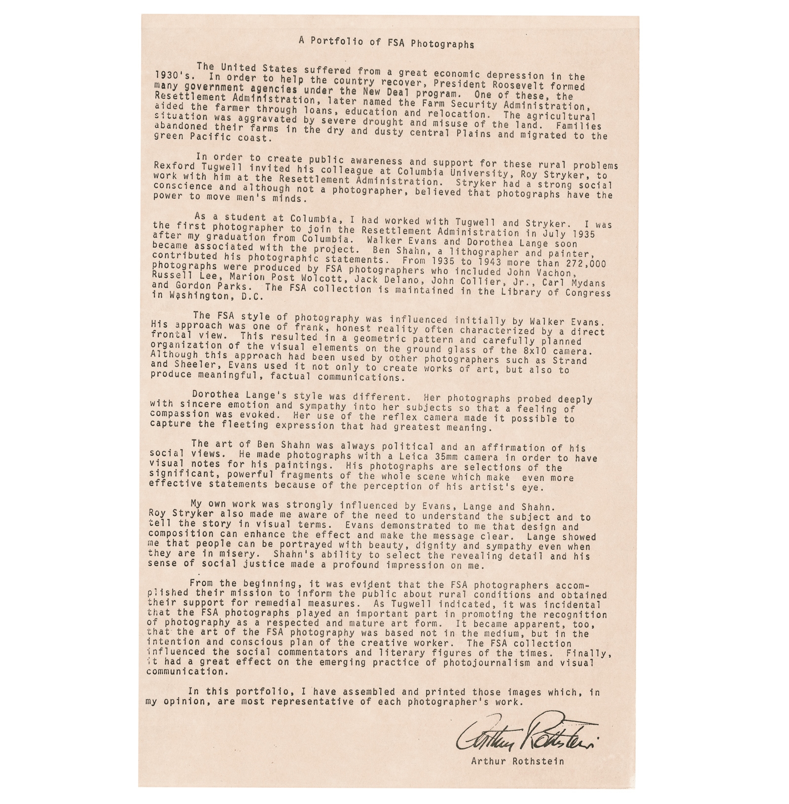 Arthur Rothstein | Portfolio of 11 FSA Photographs without Case (1930 ...