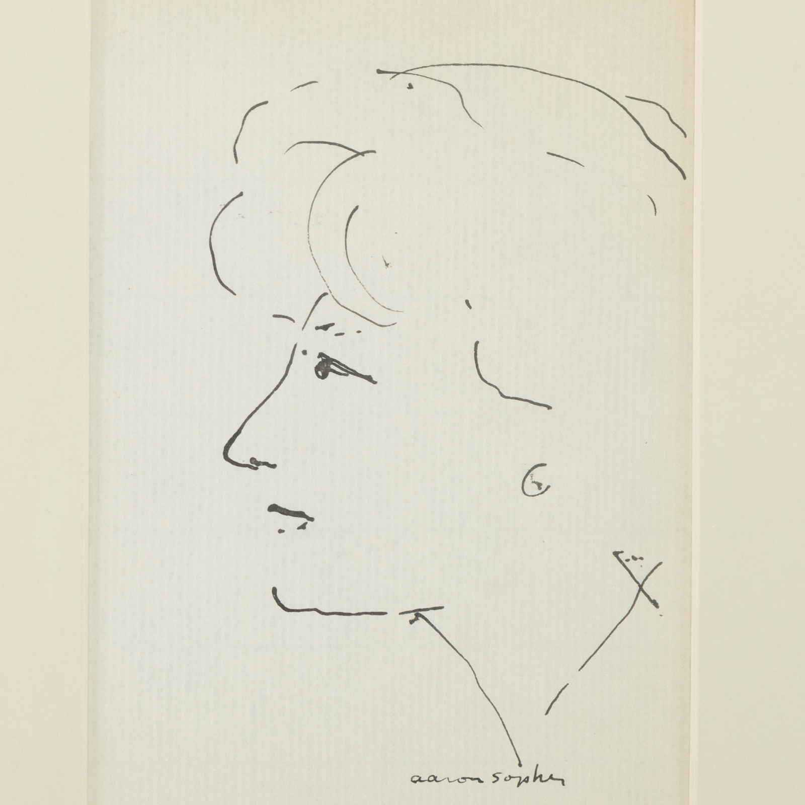 Aaron Sopher | Two Profiles of Women (1905) | MutualArt