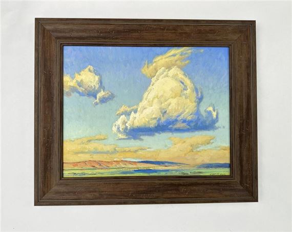 Taylor Lynde Montana Oil Painting by Taylor Lynde, 1995