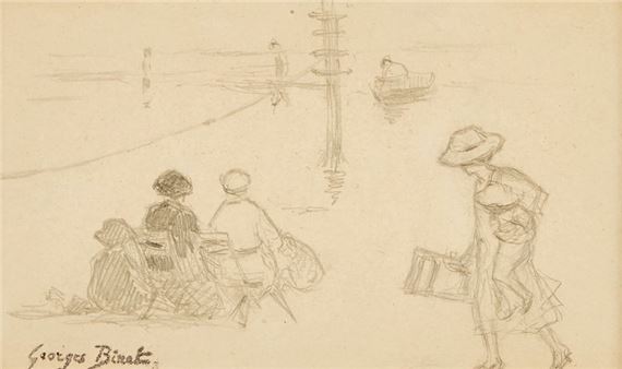 The harbor by Georges Jules Ernest Binet