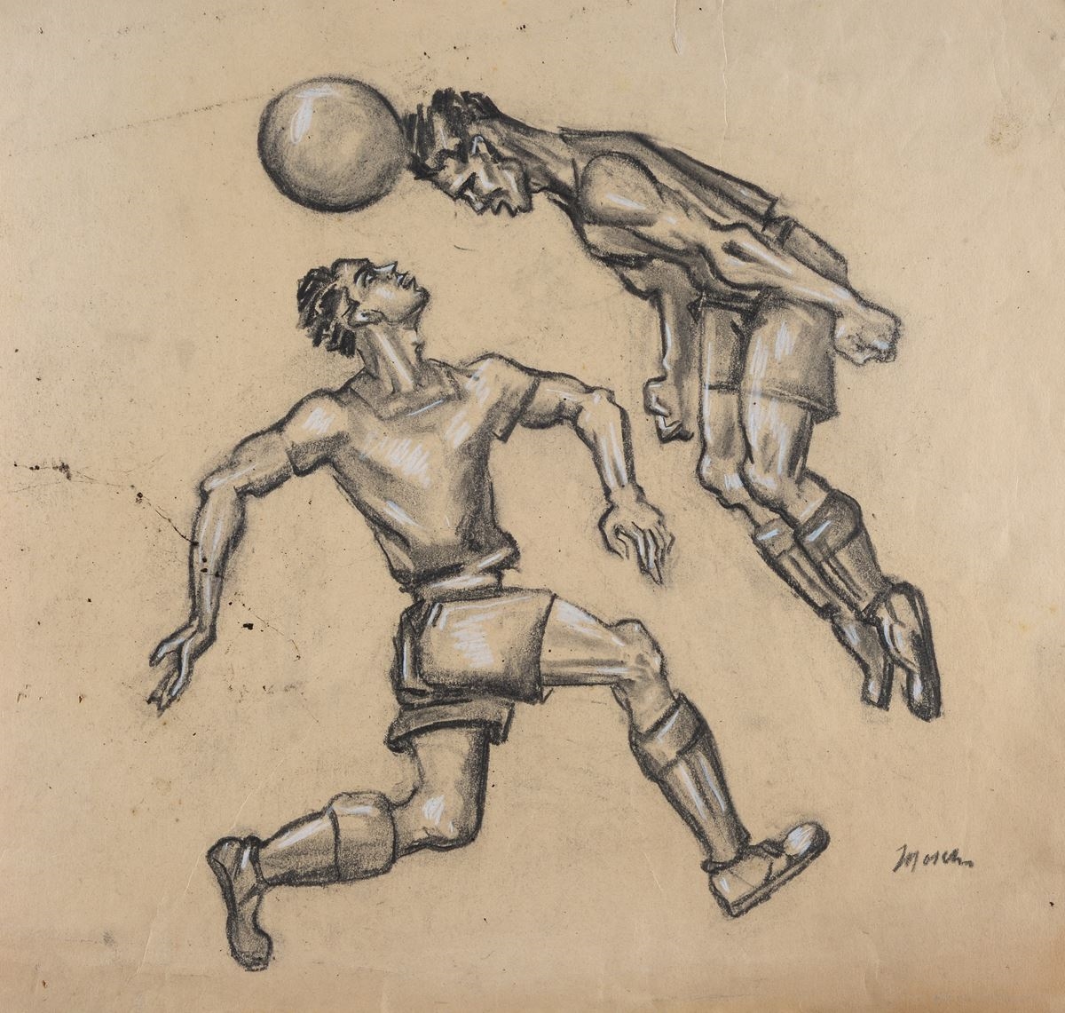 Mario Moschi | Calciatori (1896) | MutualArt