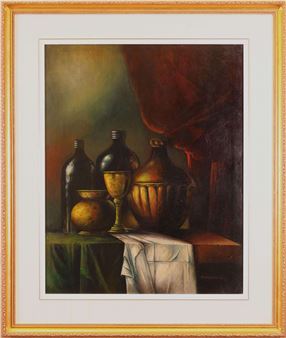 Still Life with Two Jugs - Wojciech Nowakowski