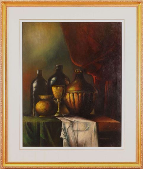 Still Life with Two Jugs by Wojciech Nowakowski