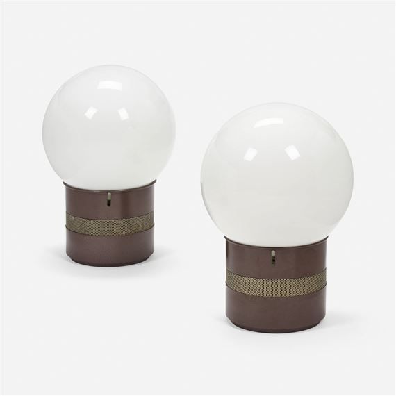 Oracolo table lamps, pair by Gae Aulenti, 1969