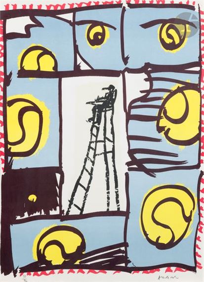 Pierre Alechinsky | Roland Garros (1988) | MutualArt