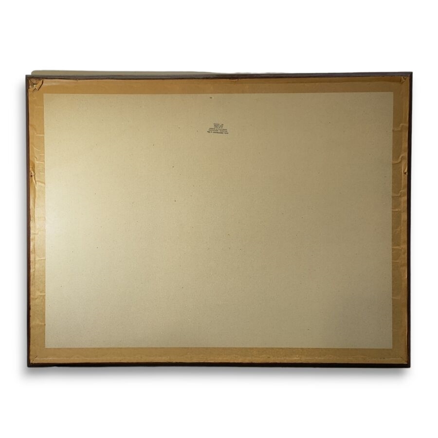 Artwork by René Pinard, Nantes, le miroir d'eau du canal Saint Félix, 1932. Gravure signée et datée en..., Made of mirror