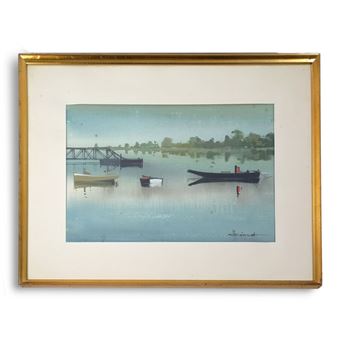 Yves CHOIMET (XXème) Bord de Loire - Yves Choimet