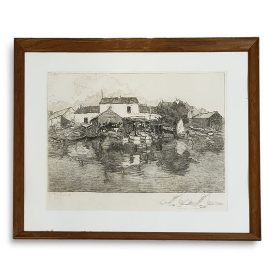 L'île de Versailles en by René Pinard, 1921