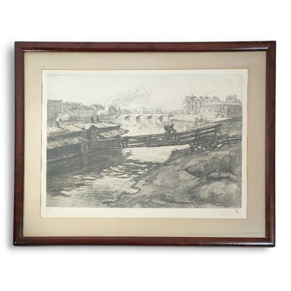 La cale du Port Maillard by René Pinard, 1931