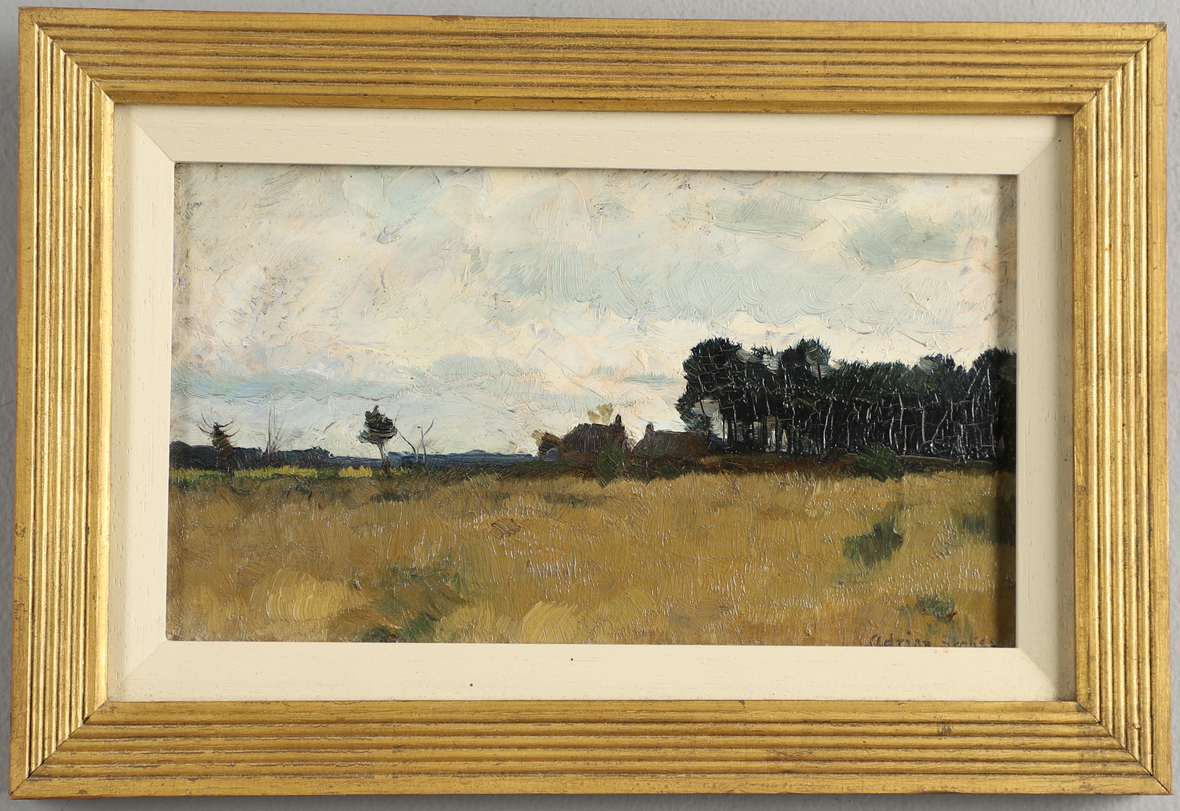 Adrian Scott Stokes | LANDSCAPE WITH TREES AND COTTAGES | MutualArt