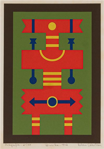 "Emblema" by Rubem Valentim, 1972