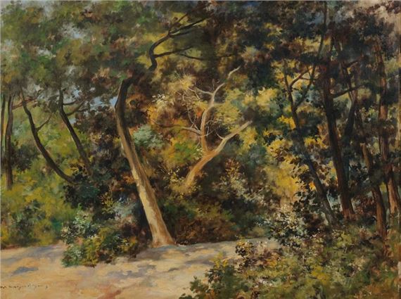 Caminho na floresta by Áttila Mendly De Vétyemy