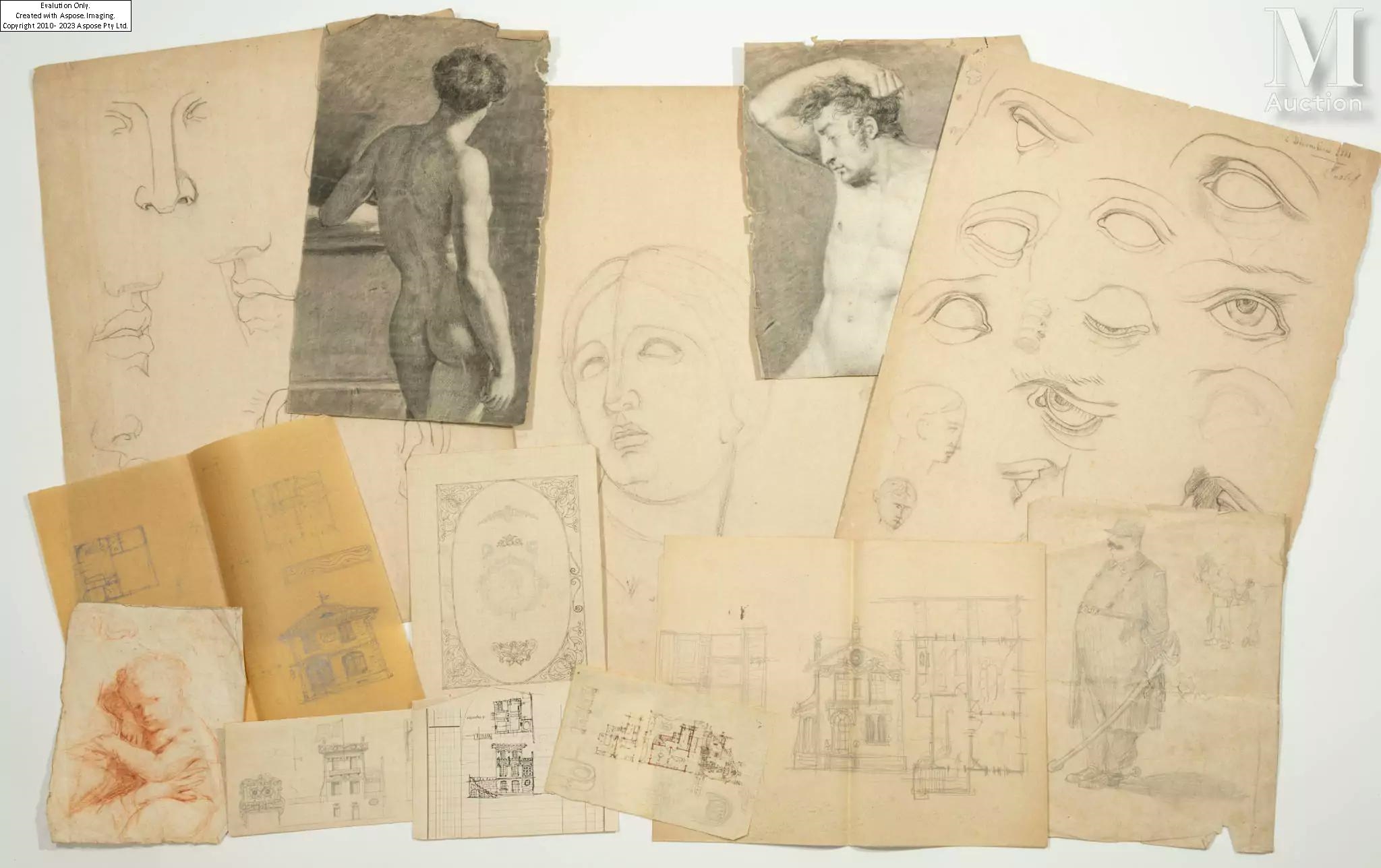 Louis Castel | Carton à dessins | MutualArt