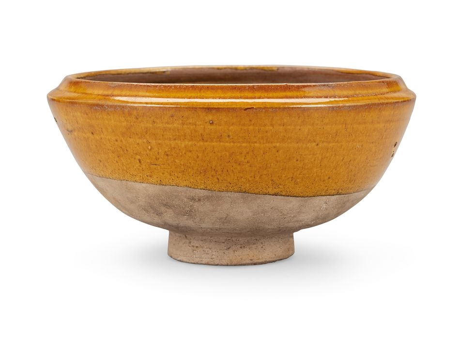 A Yellow Glazed Bowl, Liao Dynasty - Liao Dynasty