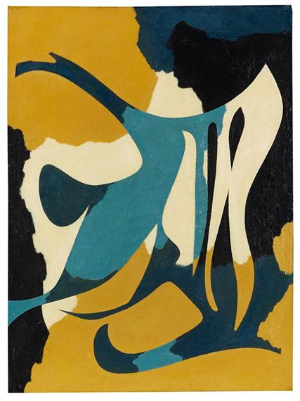 Abstrakte Komposition by Theodor Werner, 1951