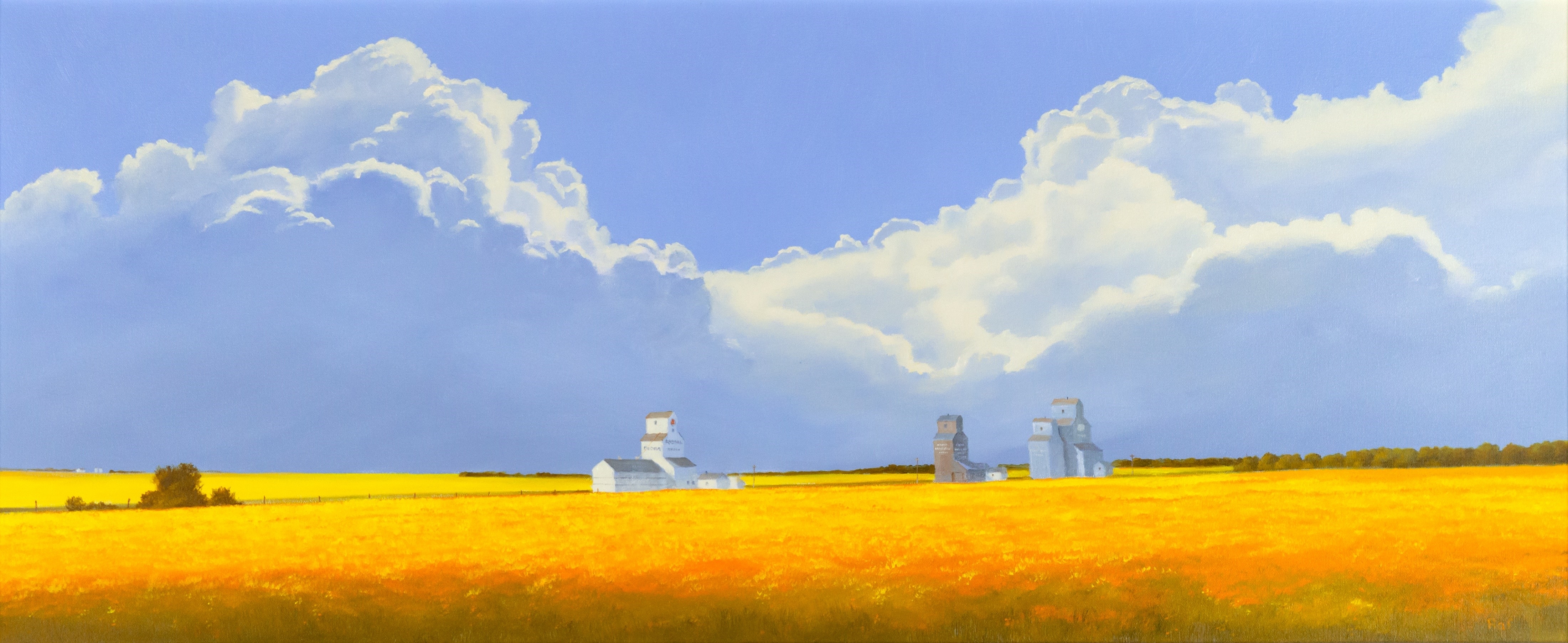 Ted Raftery | Ted Raftery (1938- ), Prairie Sentinels | MutualArt