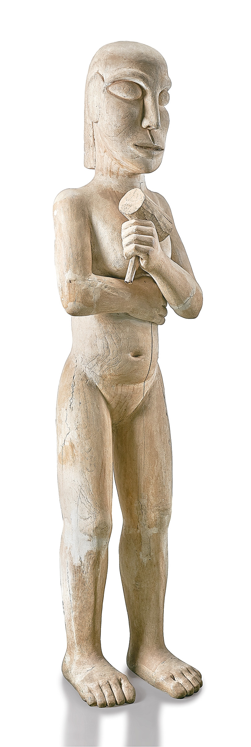 Artwork by Nancy Adajania, Self Portrait, Made of paint