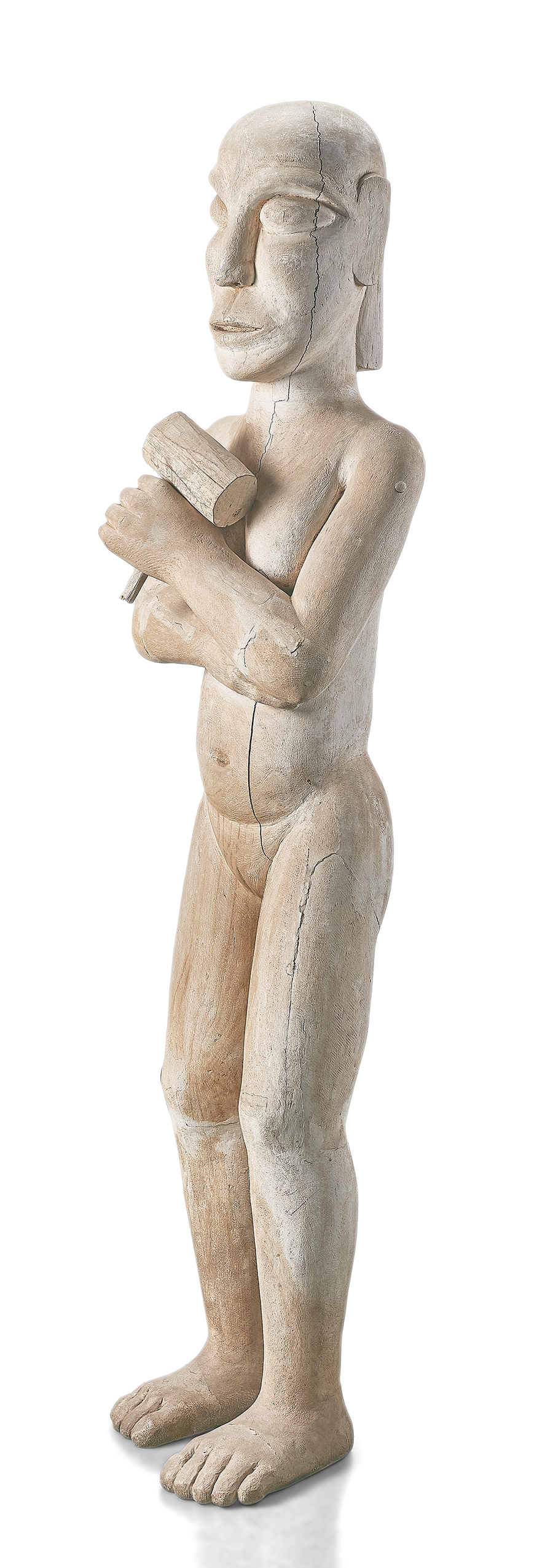 Artwork by Nancy Adajania, Self Portrait, Made of paint