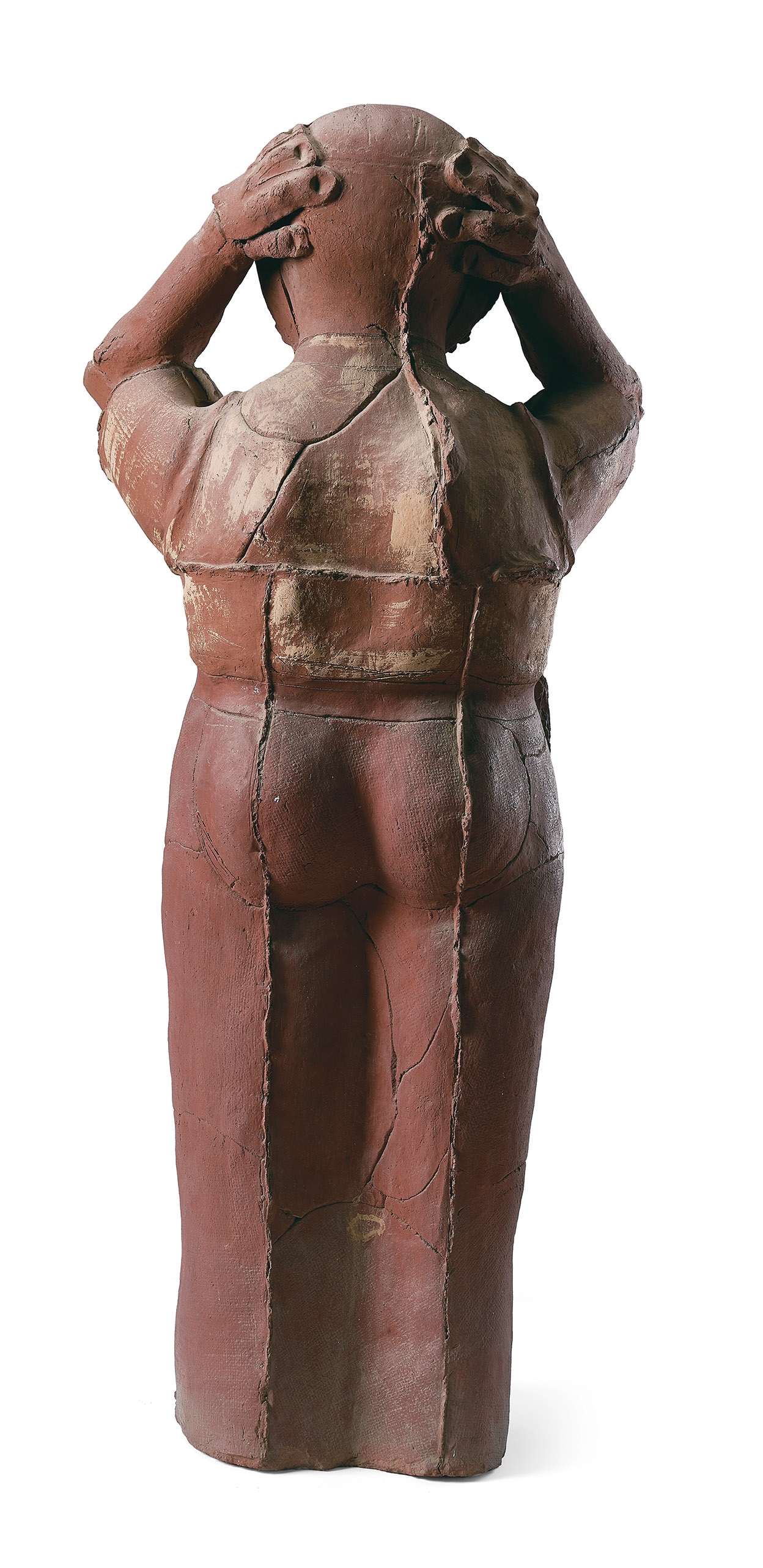 Artwork by Walter Benjamin, Hollow Men, Made of Painted terracotta