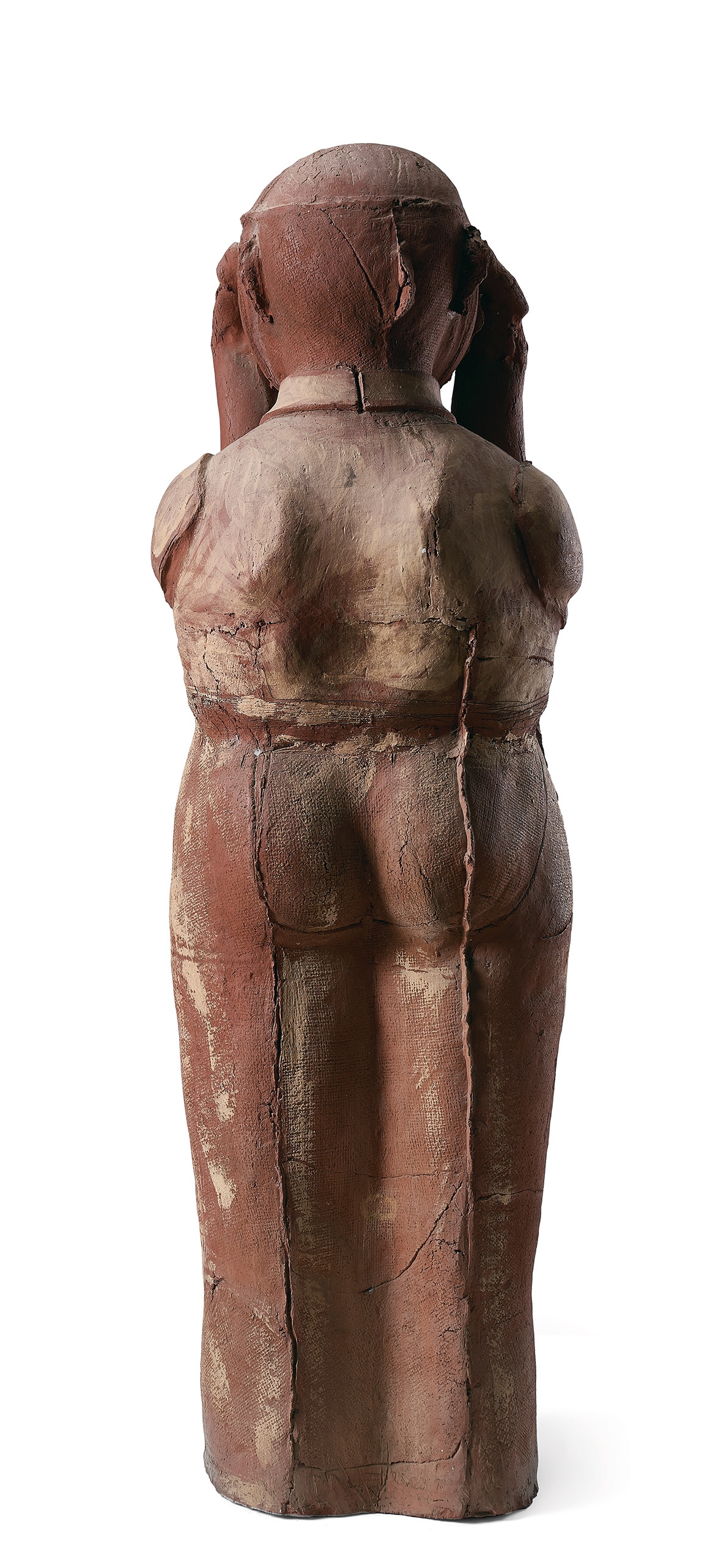 Artwork by Walter Benjamin, Hollow Men, Made of Painted terracotta