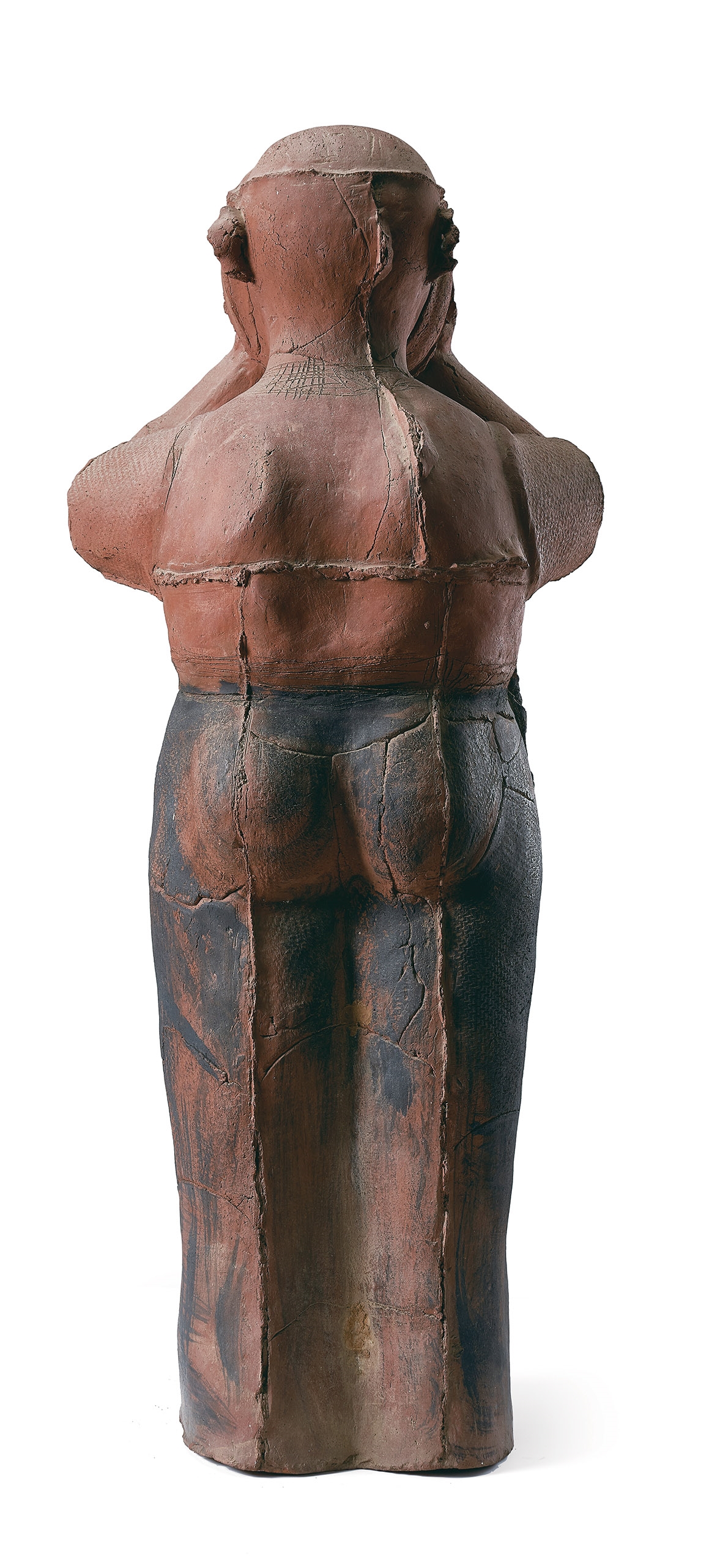 Artwork by Walter Benjamin, Hollow Men, Made of Painted terracotta