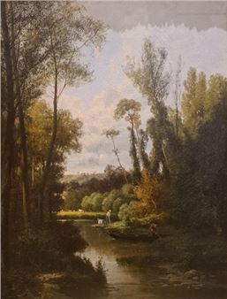 SAUPHAR Camille Georges (1848-1932) River... - Lot 82 - Rossini - Camille Georges Sauphar