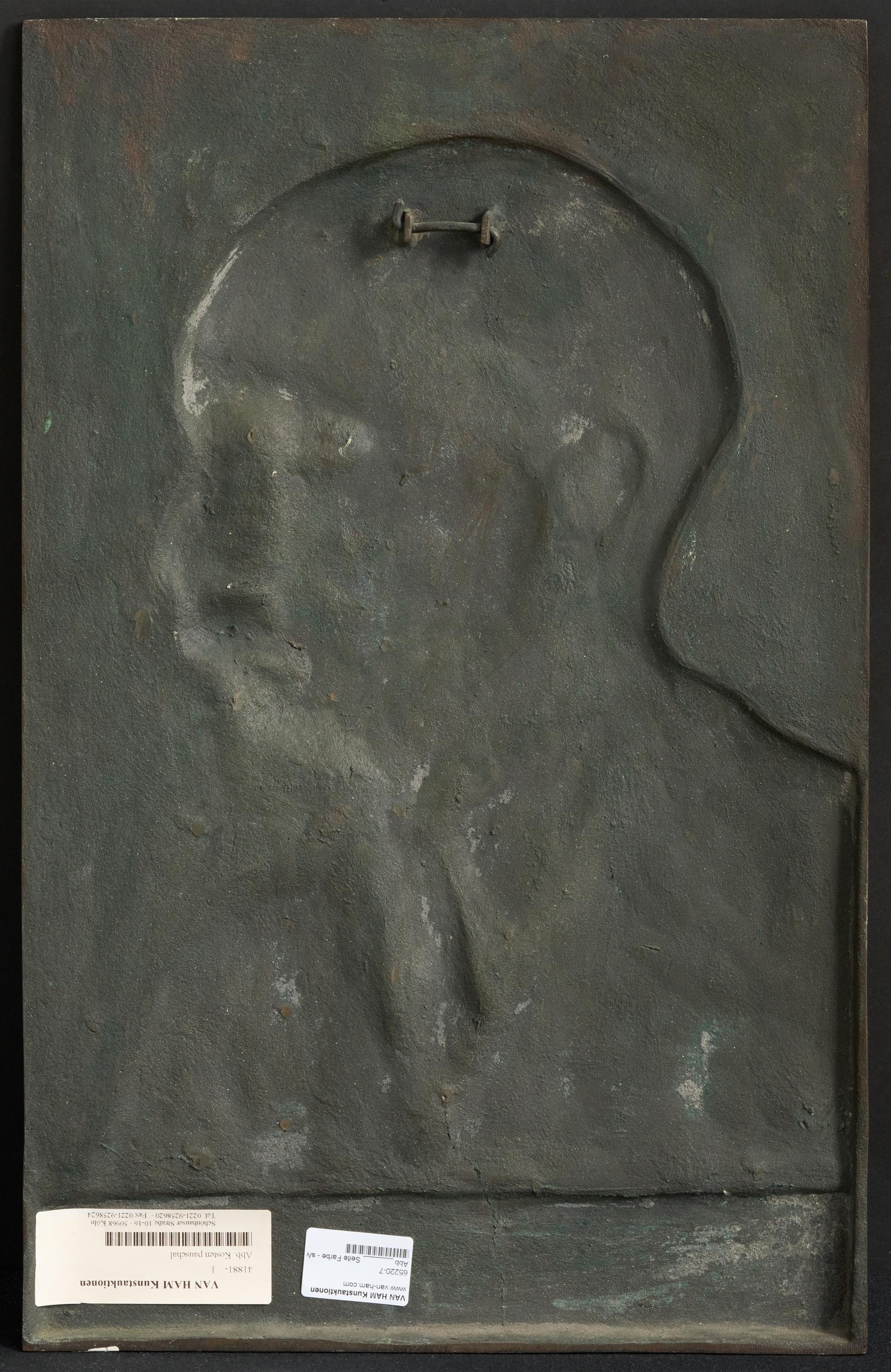 Artwork by Milly Steger, Portrait of Friedrich Karl Dombois, Made of Bronze