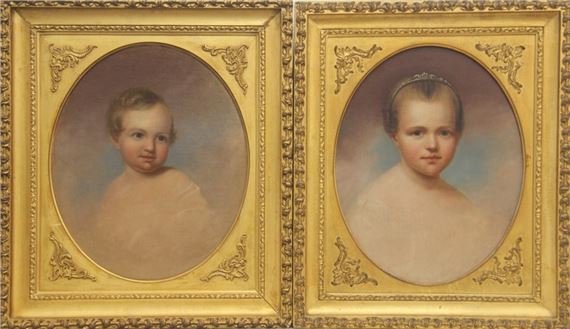James Hamilton Shegogue, Pair of O/C Portraits