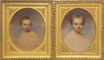 James Hamilton Shegogue, Pair of O/C Portraits - James Hamilton Shegogue