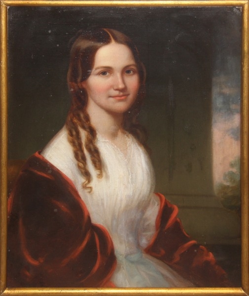 Artwork by James Hamilton Shegogue, Oil Portraits, John & Julia Tyler, James Shegogue, Made of a pair of oil