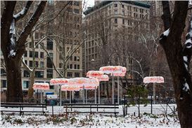 Ana María Hernando Transforms Tulle in Major Madison Square Park Installation