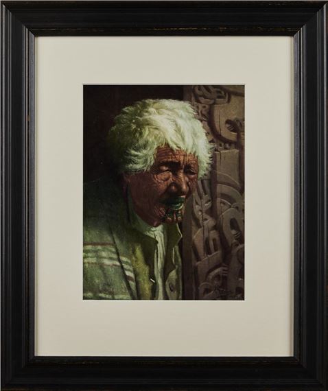 Charles Frederick Goldie | Old Sentinal (1938) | MutualArt