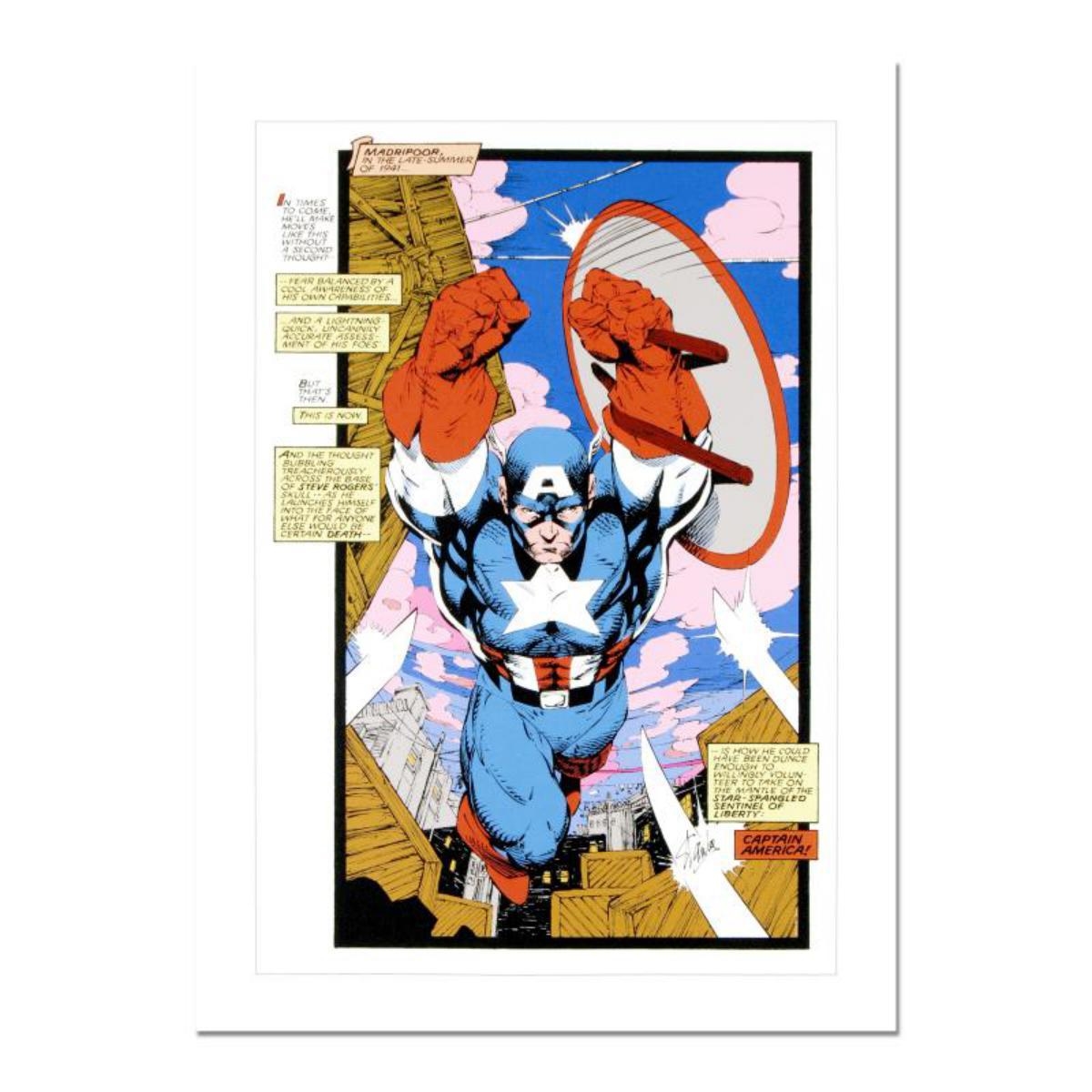 Captain America, Sentinel: Uncanny X-Men #268 by Jim Lee