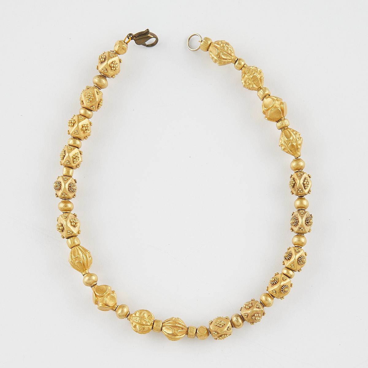 Han Dynasty | Ancient Chinese Gold Bead Necklace | MutualArt