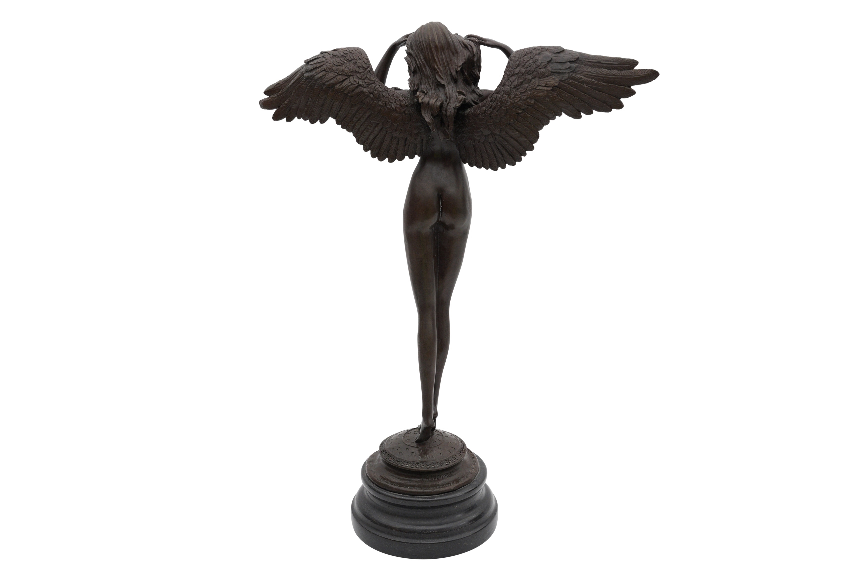 Adolph Alexander Weinman | a bronze figure of an angelic nude | MutualArt