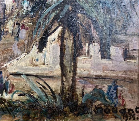 Scène animée en bord de mer by Armand Drouant, 1935