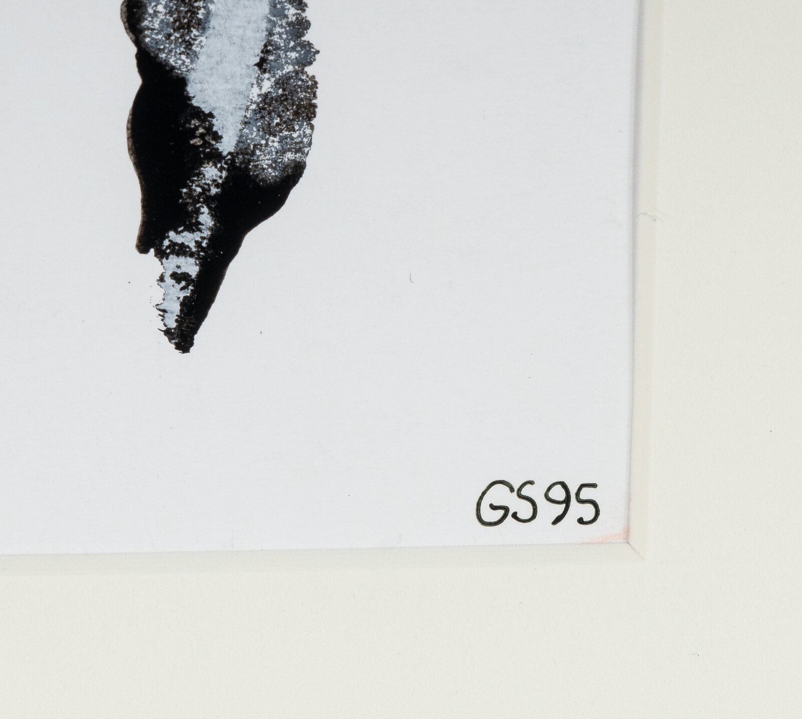 Artwork by Gérard Sendrey, Visage, Made of enamel and ink on paper