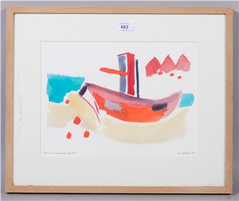 boat is St Ives harbour Cornwall - Ian Rutherford