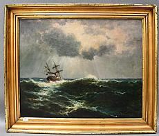 Marine, naufrage - Michel Thomas Antonius van Cuyck